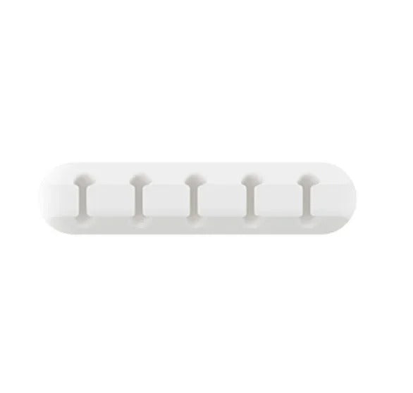 Silicone Cable Organiser - Desktop Cord Holder for USB, Chargers & Cables