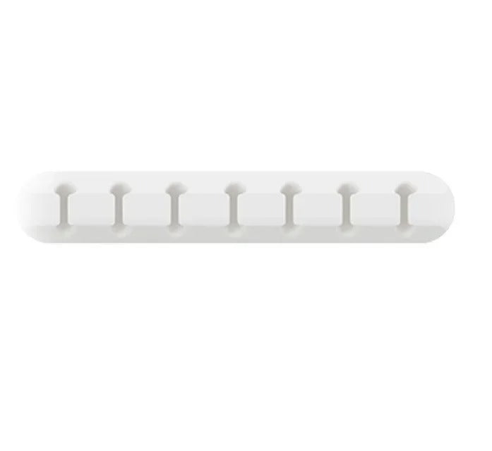 Silicone Cable Organiser - Desktop Cord Holder for USB, Chargers & Cables