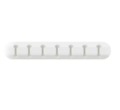 Silicone Cable Organiser - Desktop Cord Holder for USB, Chargers & Cables