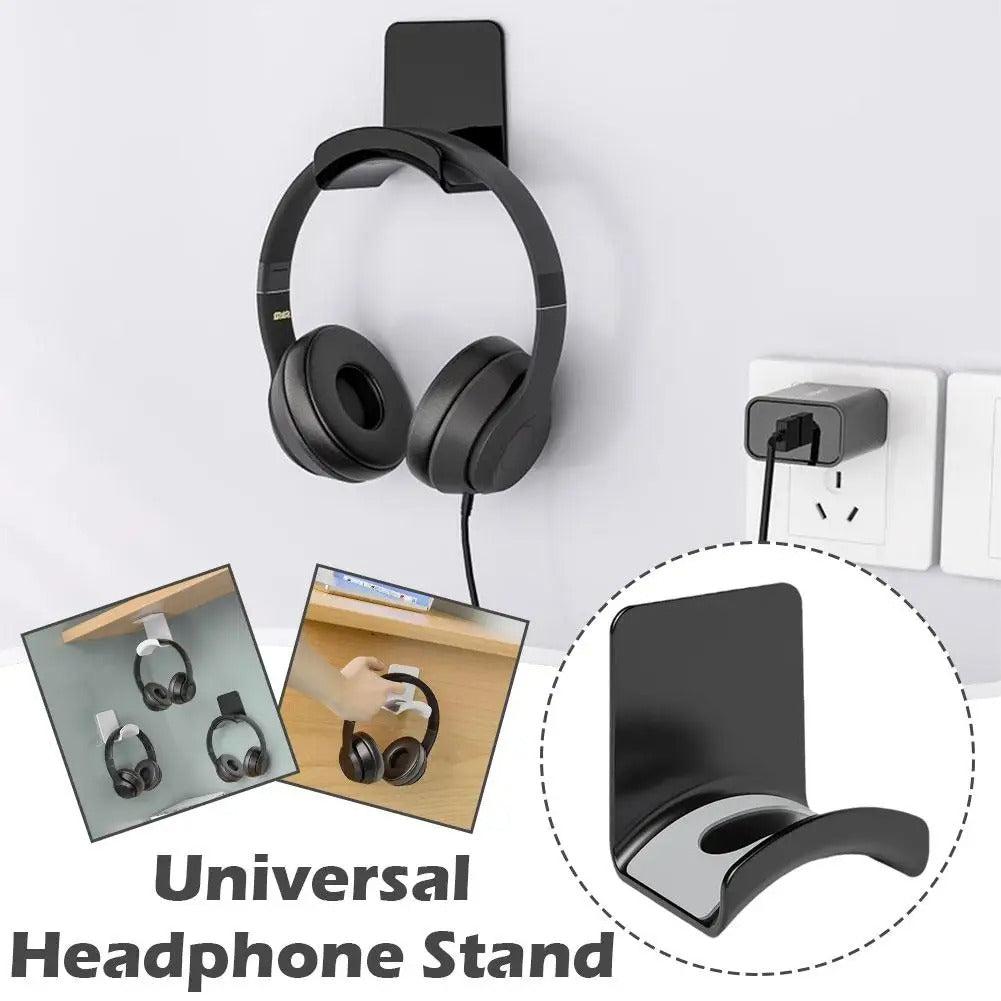 Adhesive Universal Headphone Stand