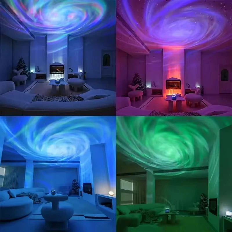 LED Galaxy Projector Night Light – Colourful Ambient Sky for Bedroom or Living Room
