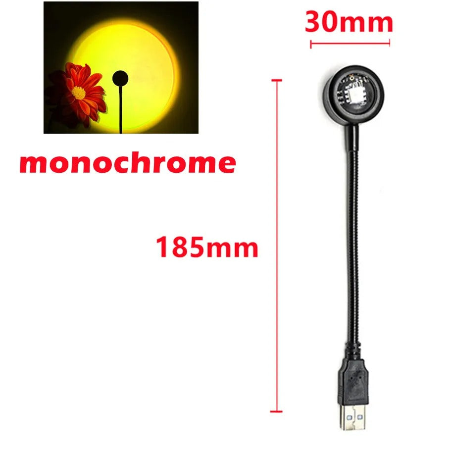 USB Sunset Lamp Projector