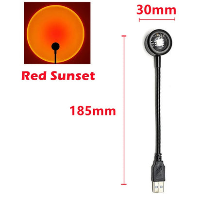 USB Sunset Lamp Projector